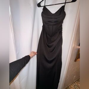 Black long dress